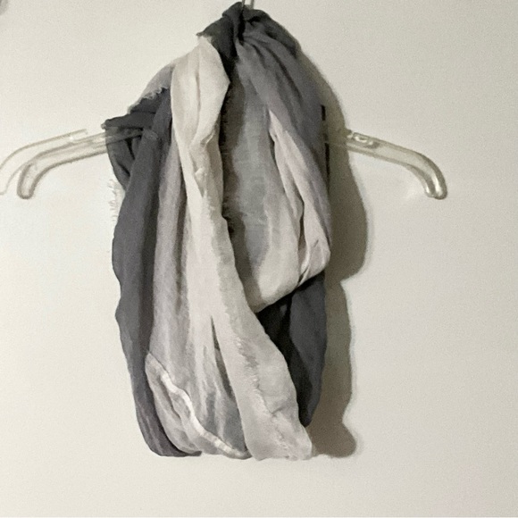 Michael Stars Accessories - MICHAEL STARS Women Infinity Scarf Grey Ombré 100% Viscose